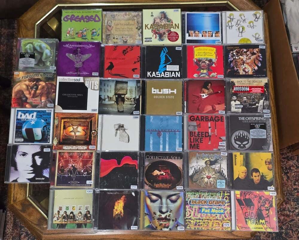34 CD Lot Alternative Rock 90s 2000s Collective Soul Kasabian Garbage Bush Fray